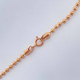 Cadena Militar 10.4gr / 50.5cm / 2mm Oro Rosa +3 18K % Cadena Militar 10.4gr / 50.5cm / 2mm Oro Rosa +3 18K %