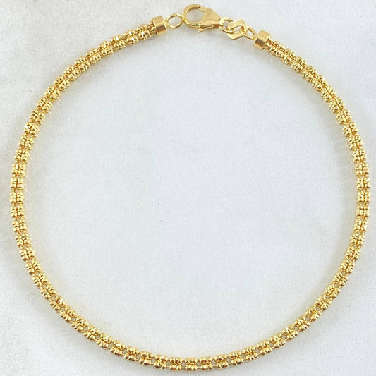Pulso Ice 5.65gr / 20cm / Oro Amarillo +4 18K