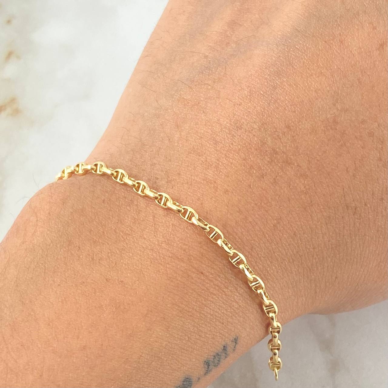 Pulso Marinero 3.7gr / 20cm / Oro Amarillo +3 18K Pulso Marinero 3.7gr / 20cm / Oro Amarillo +3 18K