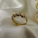 Anillos Bolas 2.2gr - T6 Tres Oros Anillos Bolas 2.2gr - T6 Tres Oros