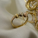 Anillos Bolas 2.2gr - T6 Tres Oros Anillos Bolas 2.2gr - T6 Tres Oros