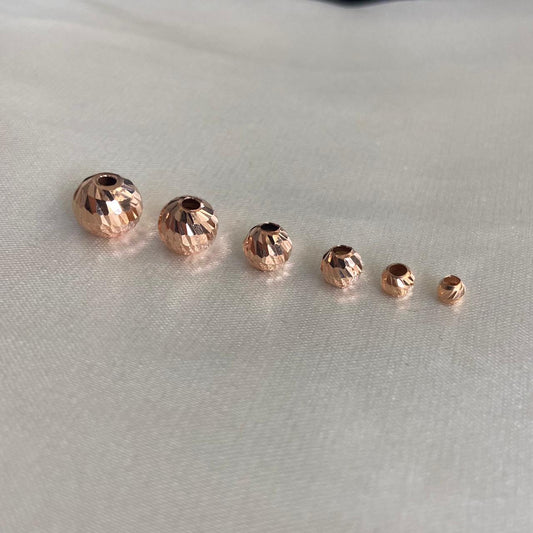 Bola Diamantada 7mm / 0.25gr Oro Rosa
