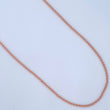 Cadena Militar 10.15gr / 61cm / Oro Rosa +3 18K &