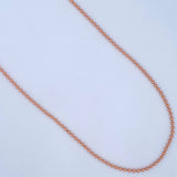 Cadena Militar 10.15gr / 61cm / Oro Rosa +3 18K &