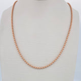 Cadena Militar 10.15gr / 61cm / Oro Rosa +3 18K &