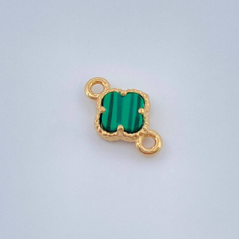 Herraje Trebol 0.65gr / 1.2cm / Oro Amarillo 18K &