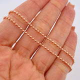 Cadena Militar 10.15gr / 61cm / Oro Rosa +3 18K &