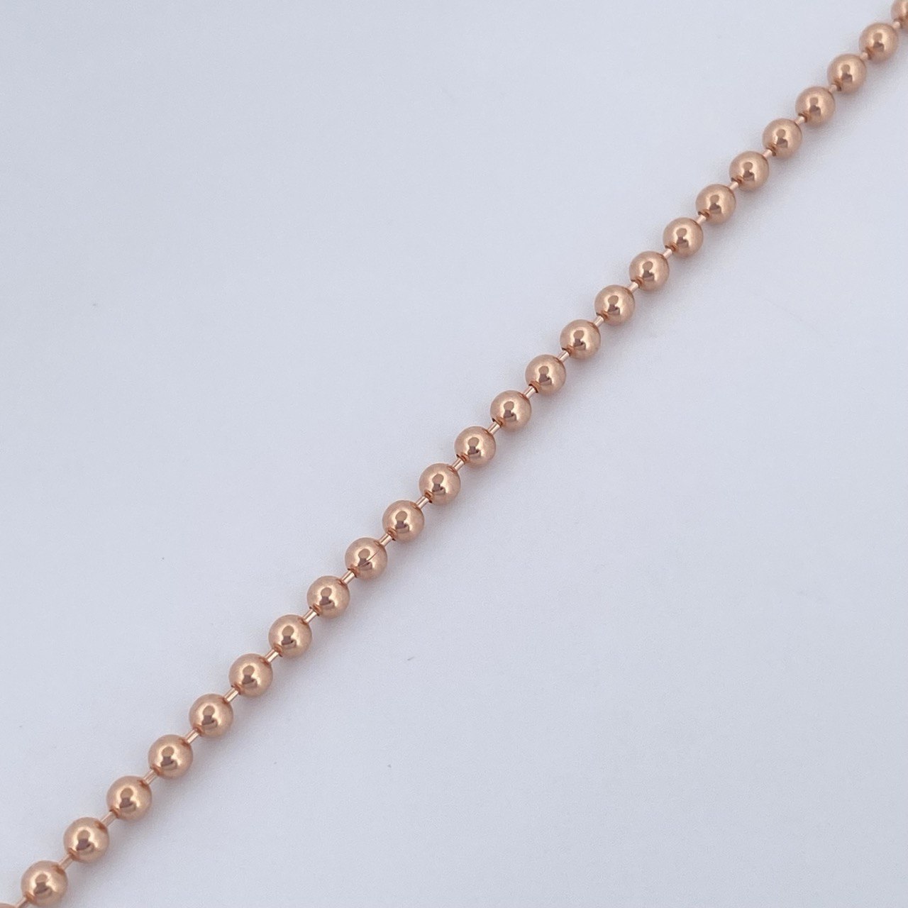 Cadena Militar 10.15gr / 61cm / Oro Rosa +3 18K &