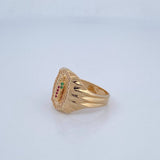 Anillo Virgen de Guadalupe 5.6gr / T7 1/4 / Oro 18K $