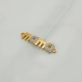 Herraje Mamá 1.1gr / 2.5cm / Oro Amarillo 18K