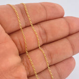 Cadena Espiga 1.65gr / 45cm / Oro Amarillo +3 18K $