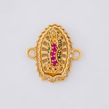 Herraje Virgen de Guadalupe 2.2g / 2.6cm Oro Amarillo 18K