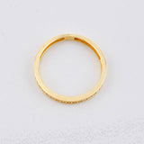 Anillo Carril 1.65g / T7 Oro Amarillo 18K