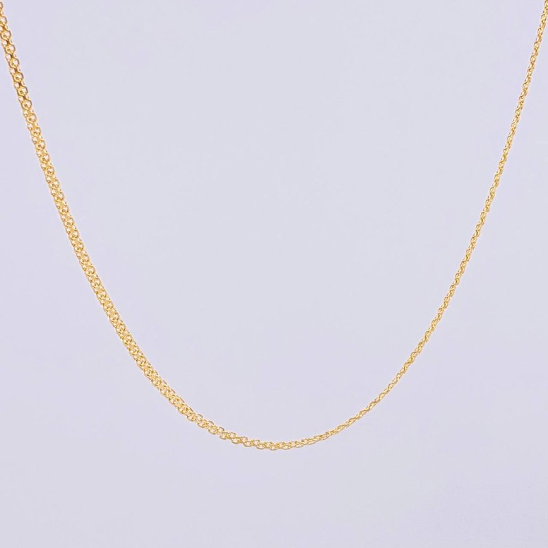 Cadena China 3.85g / 60cm / 1.65mm Oro Amarillo 18K