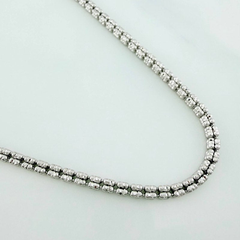 Cadena Ice 15.75 g / 60.5 cm / 2.35 mm Oro Blanco 18K