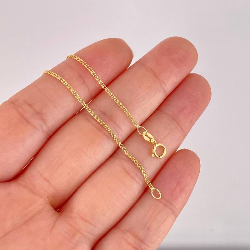 Pulso Franco 0.7g / 18.5cm / 1.1mm Oro Amarillo 18K