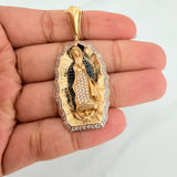 Dije Virgen Guadalupe 15.35 g / 5.2 cm Tres Oros 18K