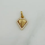 Dije Diamante 1.4 g / 1.9 cm Oro Amarillo 18K