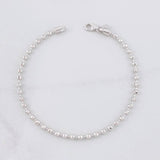 Pulso Militar 5.6g / 19.8cm / 2.9mm Oro Blanco 18K