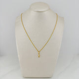 Set Cadena Lazo + Dije Oso / 1,15 gr / 45 cm Oro Amarillo 18K
