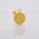 Dije Circulo Letra O 0.6g / 1.7cm Oro Amarillo 18K