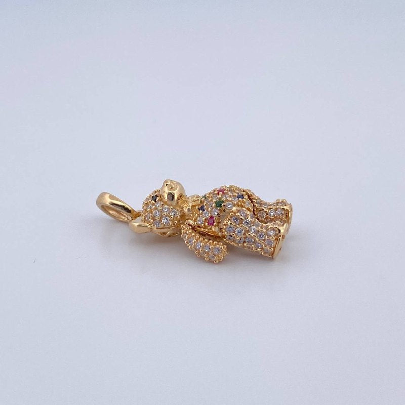 Dije Oso Articulado 4gr / 2.6cm / Oro 18K &