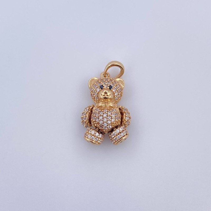 Dije Oso Articulado 4.55gr / 2.5cm / Oro 18K &