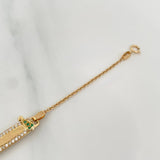Pulso Bebé Placa Bebe Aro Seguido Corbata 2.75 g / 13.4 cm / 0.75 mm Oro Amarillo 18K