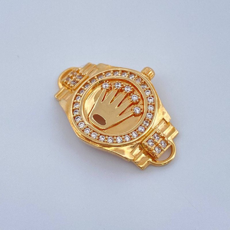 Herraje Corona Rx 5.1gr / cm-2.8cm / Oro Amarillo 18K &