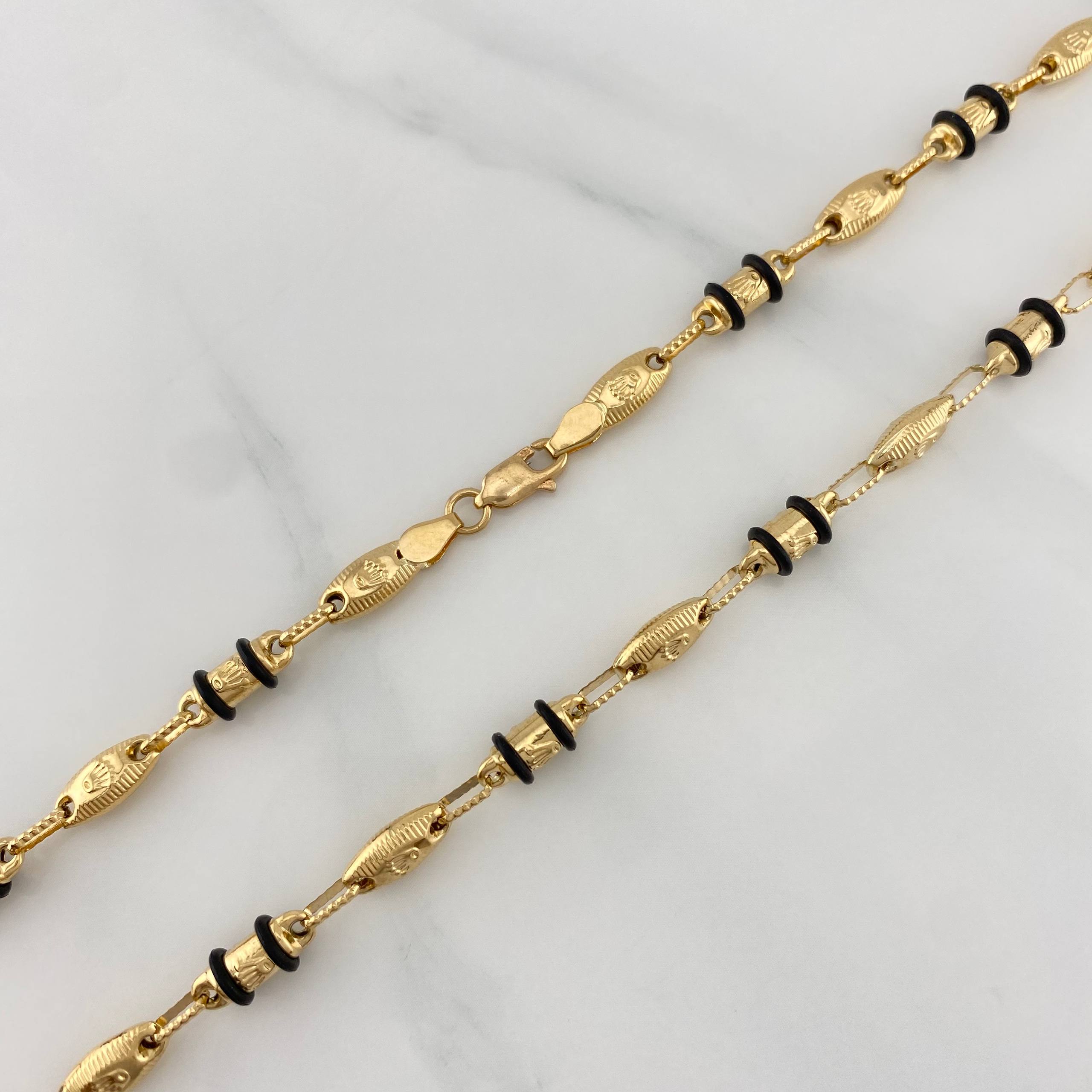 Cadena Rustica Corona 15.15 g / 62 cm / 4.6 mm Oro Amarillo 18K