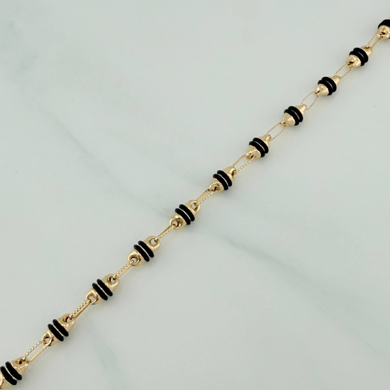 Pulso Rustico Barril 5.25 g / 21.3 cm / 4.5 mm Oro Amarillo 18K