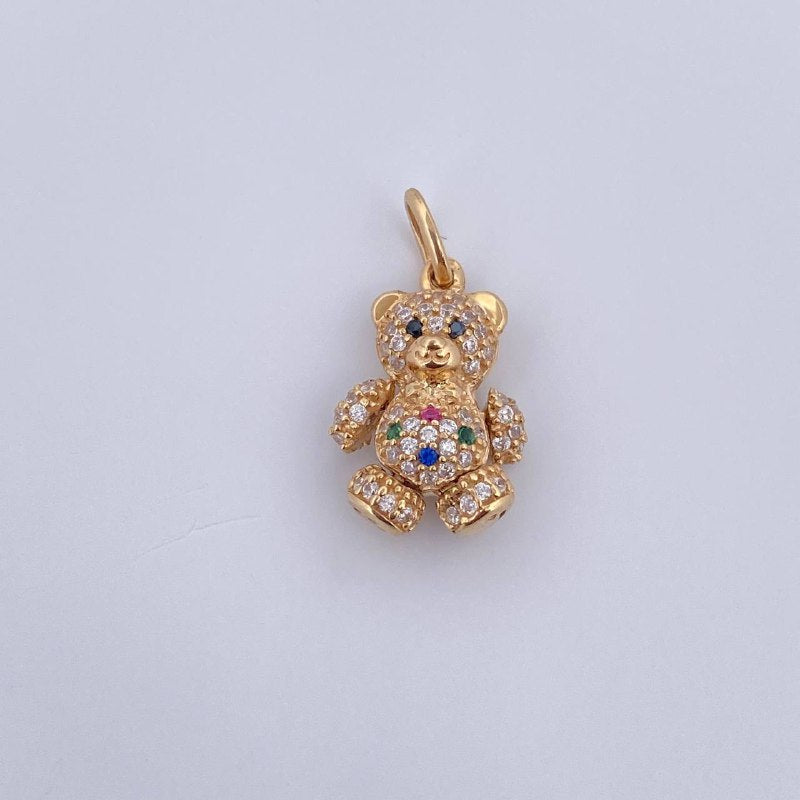 Dije Oso Articulado 2.6gr / 2cm / Oro 18K &