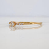 Anillo Solitario Churumbela 1 g / T7 1/4 Oro Amarillo 18K