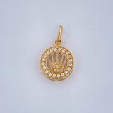 Dije Corona RX 2gr / 2.1cm / Oro Amarillo 18K &
