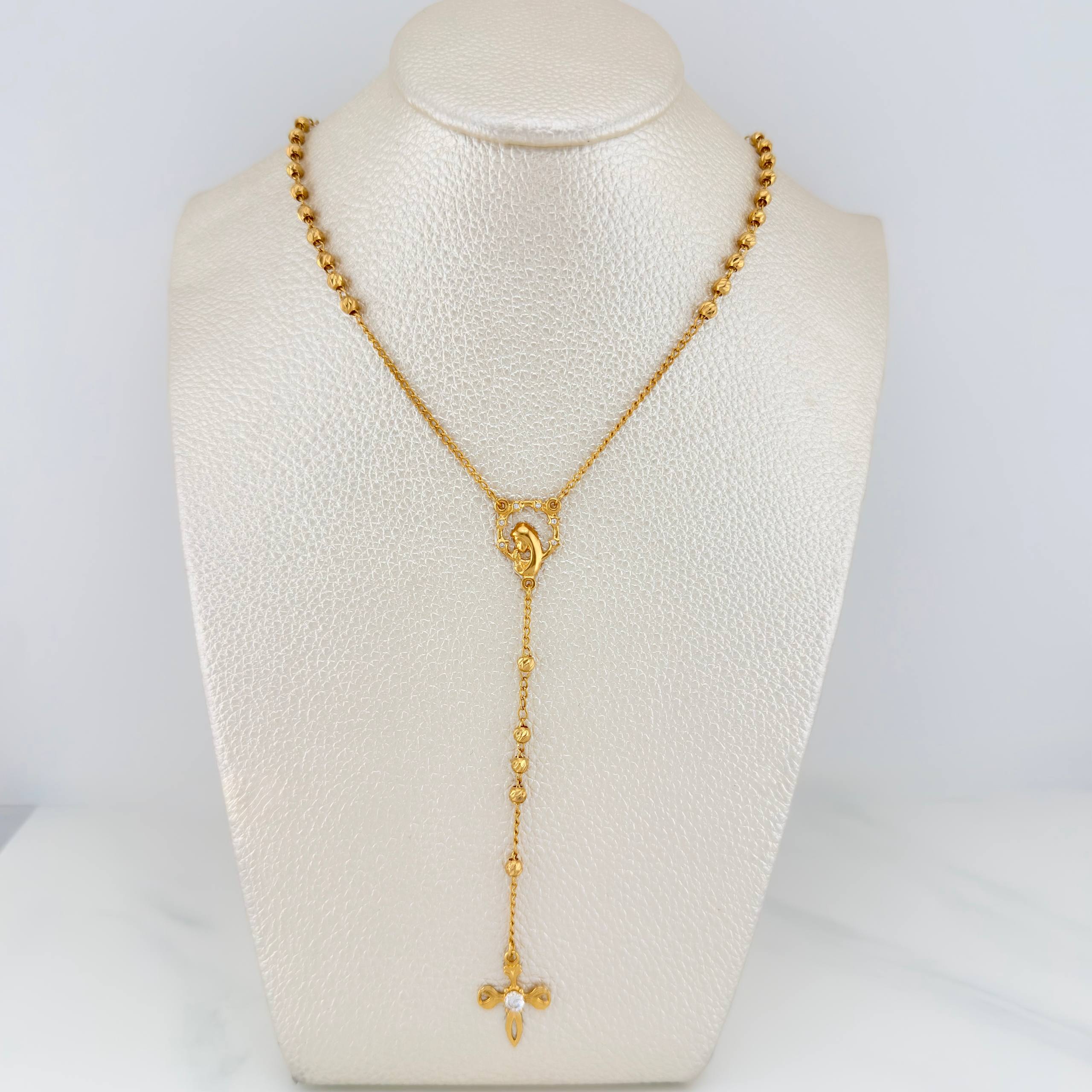 Rosario Virgen Milagrosa 7.95 g / 58.8 cm / 1.6 mm Oro Amarillo 18K