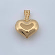 Dije Corazon 1.25gr / 2.4cm / Oro Amarillo 18K &
