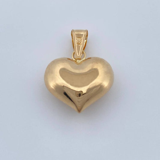 Dije Corazon 1.25gr / 2.4cm / Oro Amarillo 18K &
