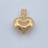 Dije Corazon 1.25gr / 2.4cm / Oro Amarillo 18K &