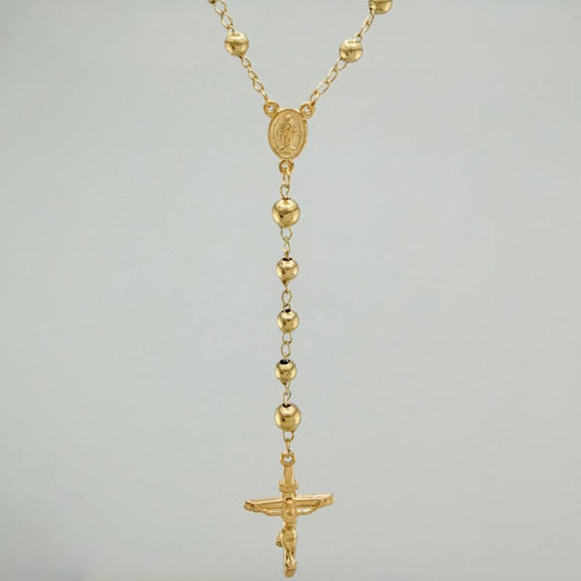 Rosario Virgen Milagrosa 10.55gr / 39.5cm / Oro Amarillo 18K %