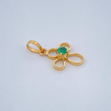 Dije Silueta Cruz Lagrima 0.5gr / 1.6cm / Oro Amarillo 18K &