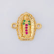 Herraje Virgen de Guadalupe 1.15g / 1.5cm Oro Amarillo 18K