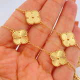 Cadena Trebol 22gr / 45.4cm / Oro Amarillo +4 18K &
