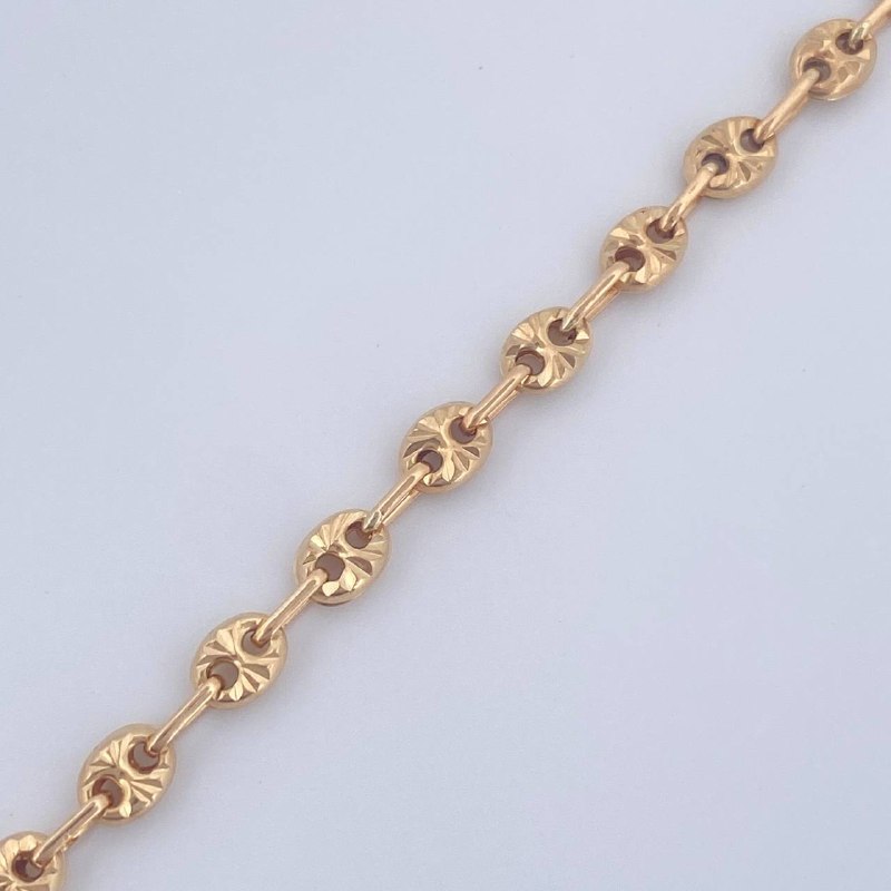 Tobillera Gc 3.3gr / 25cm / Oro Amarillo 18K $