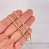 Cadena Franco 6g / 60cm / 2.1mm Oro Amarillo 18K