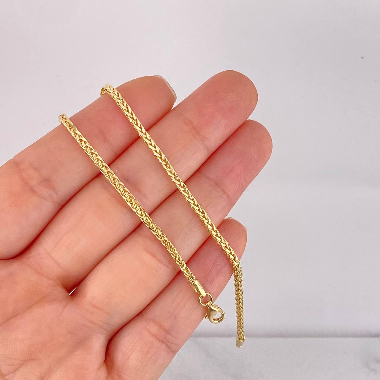Cadena Franco 7.15g / 60cm / 2.1mm Oro Amarillo 18K