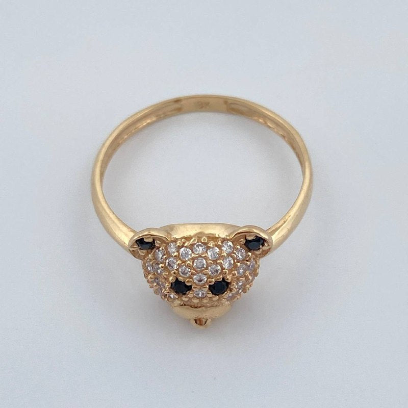 Anillo Oso 2.1gr / T6 / Oro Amarillo 18K %