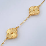 Cadena Trebol 22gr / 45.4cm / Oro Amarillo +4 18K &