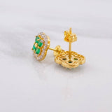 Topos Trebol 2.55g / 9.73mm Oro Amarillo 18K