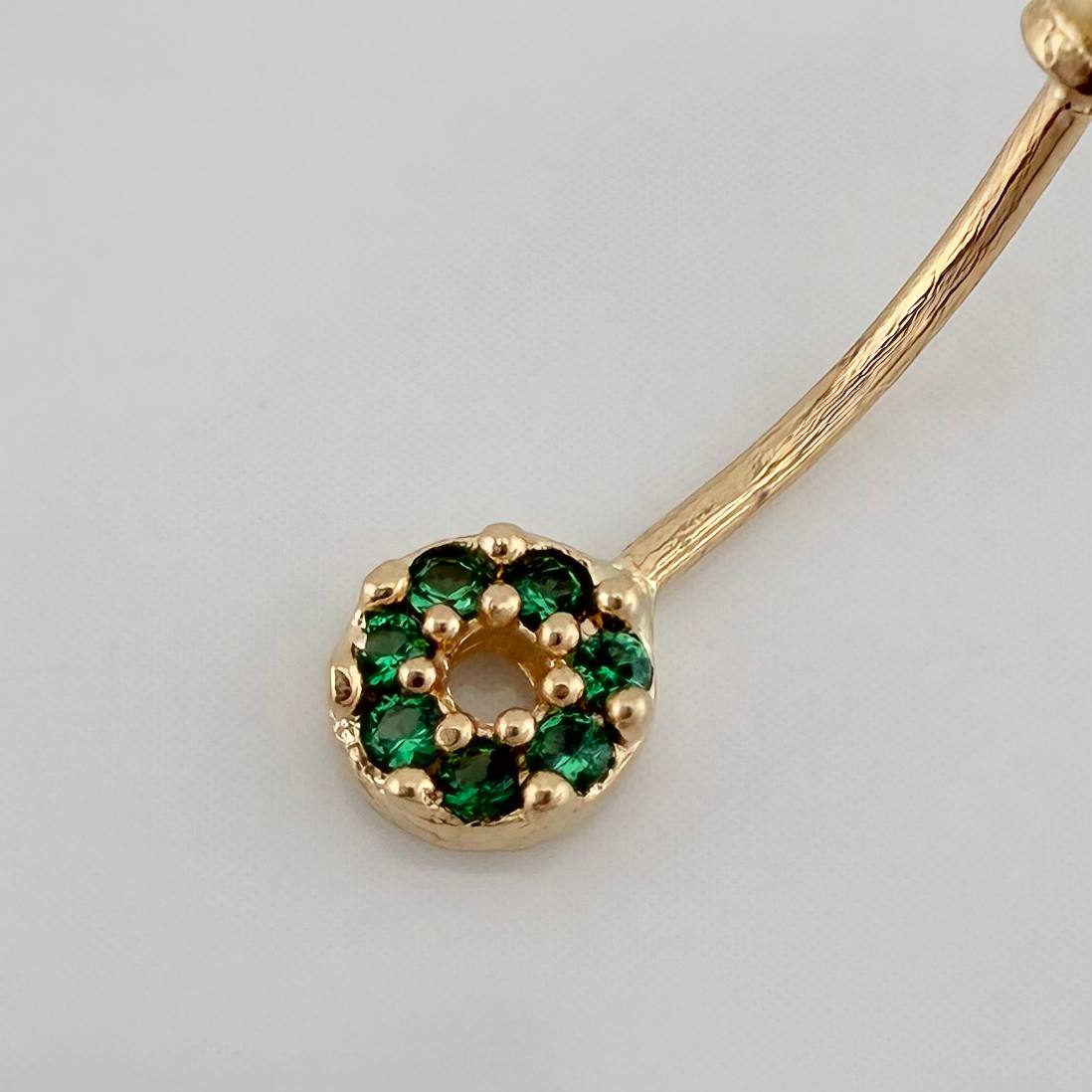 Piercing Ombligo Circulo 0.6 g / 1.9 cm Oro Amarillo 18K