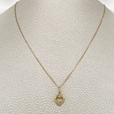 Set Cadena y Dije Veneciana + Silueta Corazon 1.5gr / Oro Amarillo 18K (Oferta) $